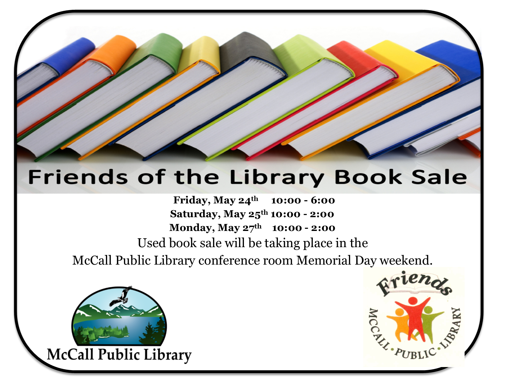 Official Website of McCall, Idaho - Library Newsletter May