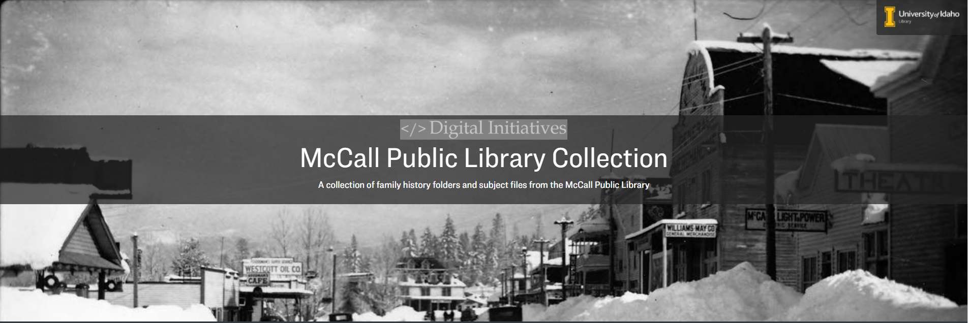 Mccall Library Idaho Room Digital History Collection 8176